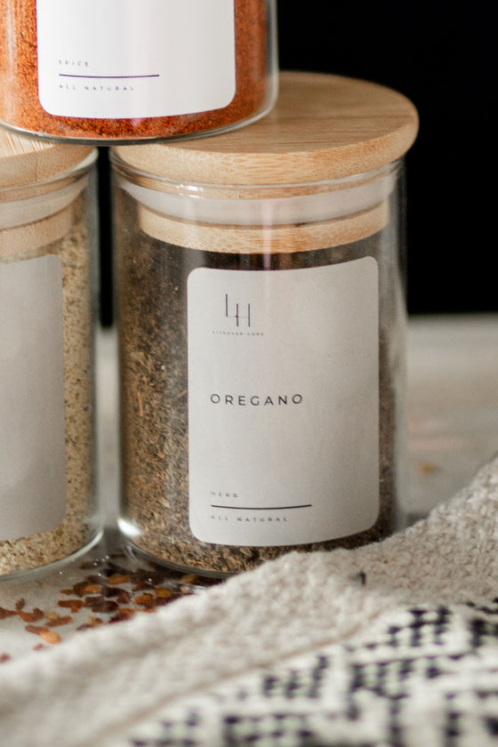 Spice Jars Labels – Liiraven Home