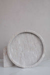 Beige Marble Round Tray