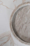 Beige Marble Round Tray